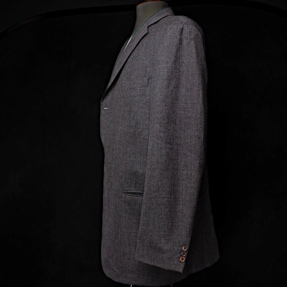 Mens Wool Blend Blazer | Hugo Boss | 44 L | Classic Fit Double-Breasted 3-Button - Picture 5 of 7